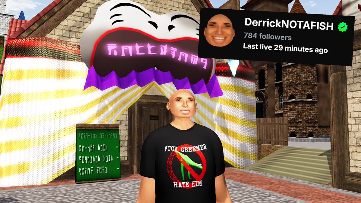 Derrick NOT A FISH tweet media