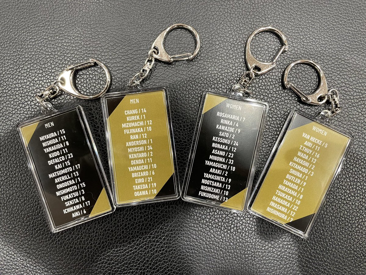 新商品ご紹介】 SVリーグALL STAR2025-26アクリルキーホルダー ¥990
