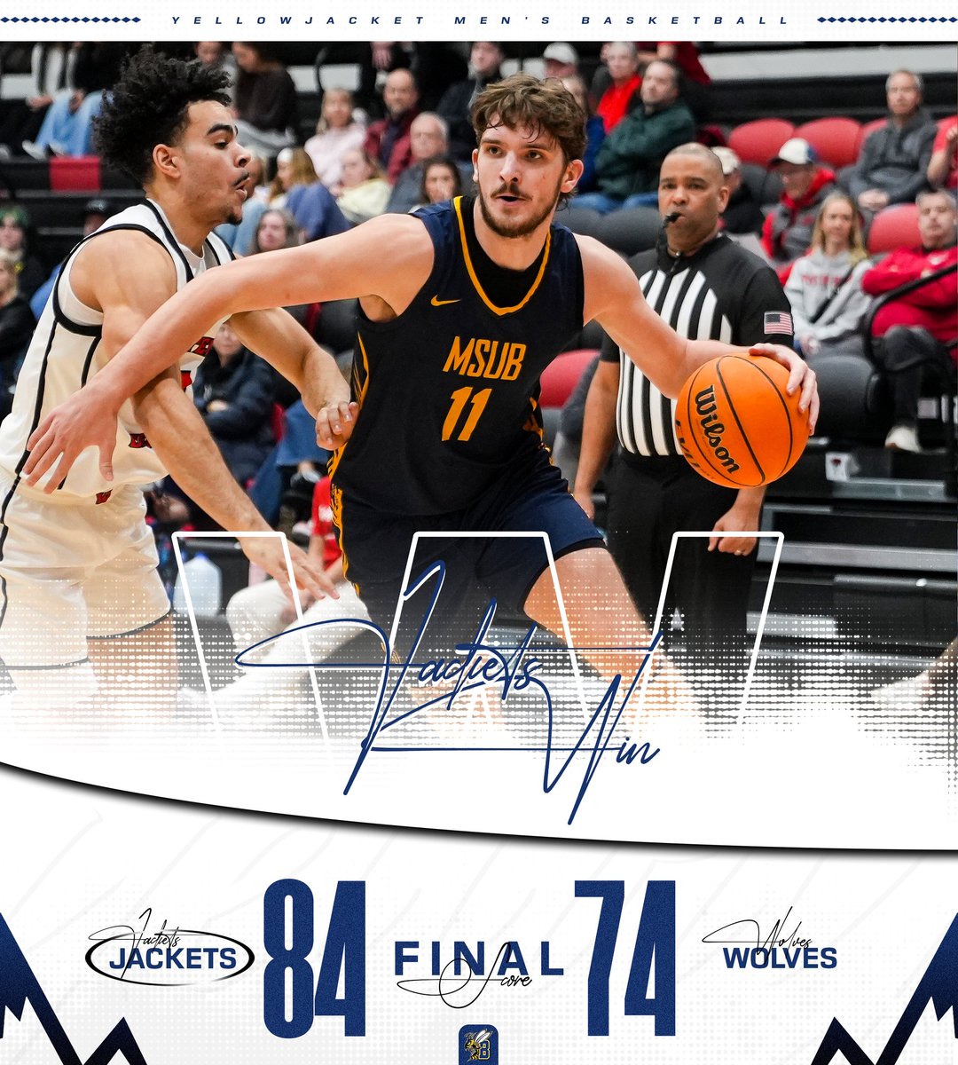 MSUB Men's Basketball tweet media