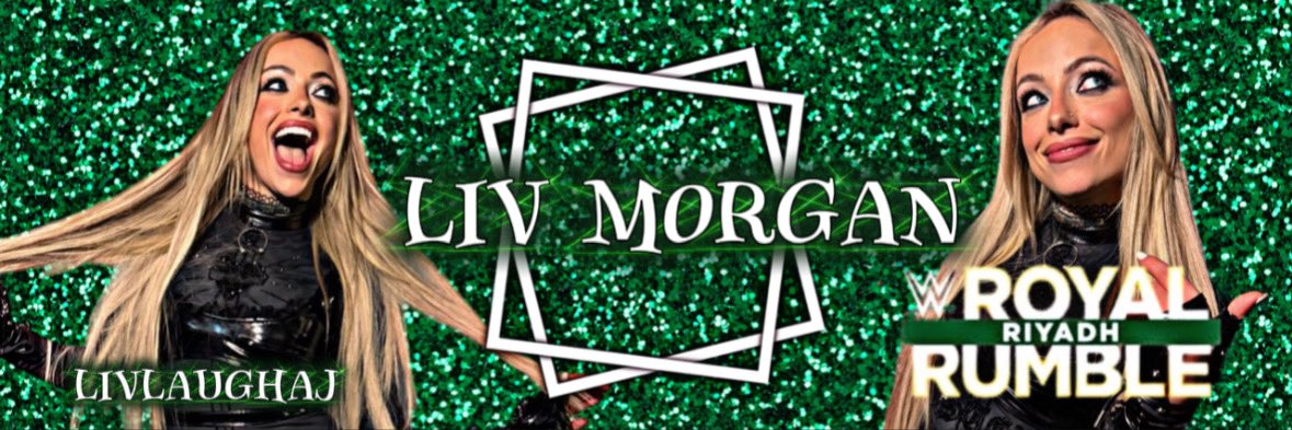 LIVLAUGHAJ's tweet photo. Liv Morgan banner in honor of her winning the 2026 royal rumble. WE LOVE YOU LIV💚🫶🏻
@YaOnlyLivvOnce 

#RoyalRumble #RoyalRumble2026 #LivMorgan #YOLO https://t.co/JEutooPFGb