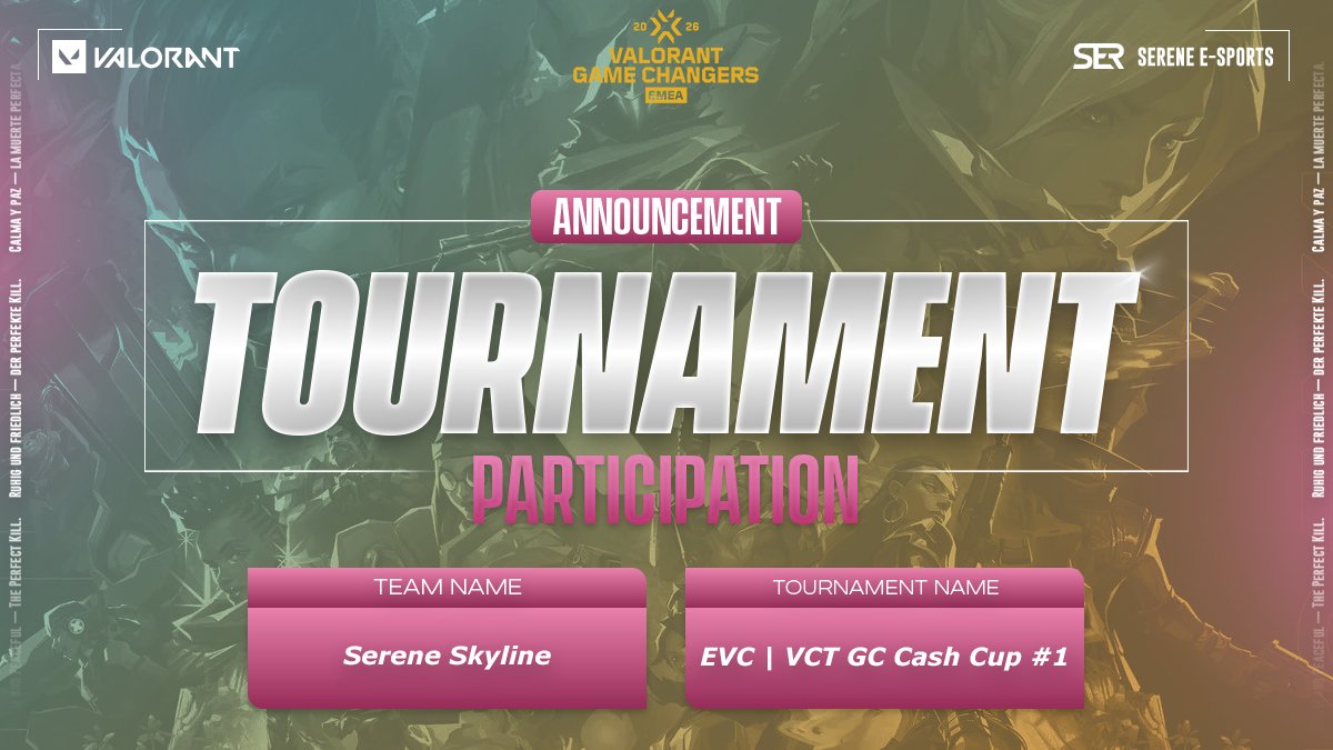 Serene Esports tweet media