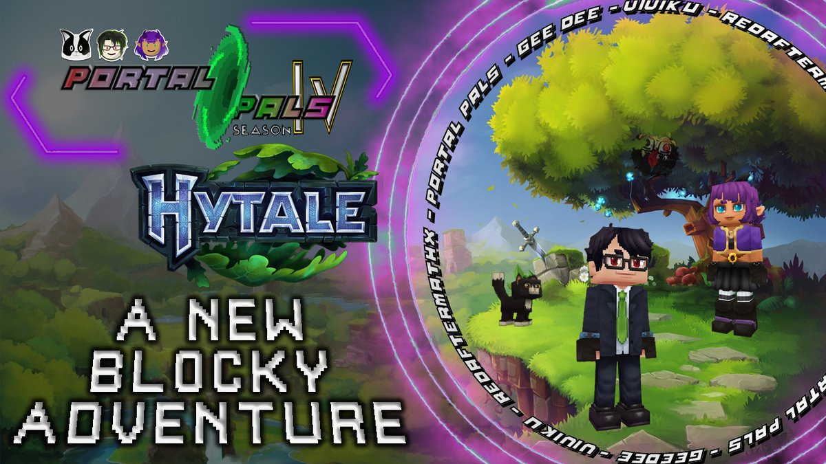 🔴 We’re live!

Portal Pals are playing Hytale 🧱✨

First impressions.
New adventures.
Immediate chaos.
twitch.tv/gdw2007
#Hytale #PortalPals #LiveGaming