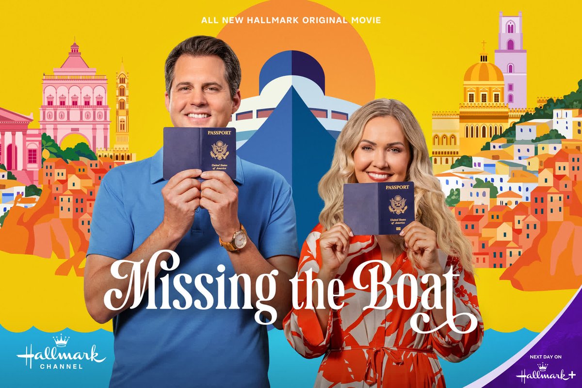 fansplain's tweet photo. #MissingTheBoat is like a cruise - you go into it thinking it will be fun, but inevitably it is flawed and has too many things wrong. Still fun, but still wrong. Our review of the Hallmark movie - https://t.co/iT5WZlSdZb https://t.co/srRkhREVJM