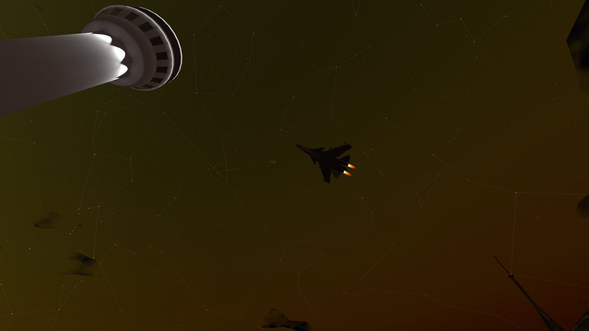 Sacchan_VRC's tweet image. I have added the real stars to Test Pilots! Courtesy of @cnlohr ! I'm really happy with how they look!