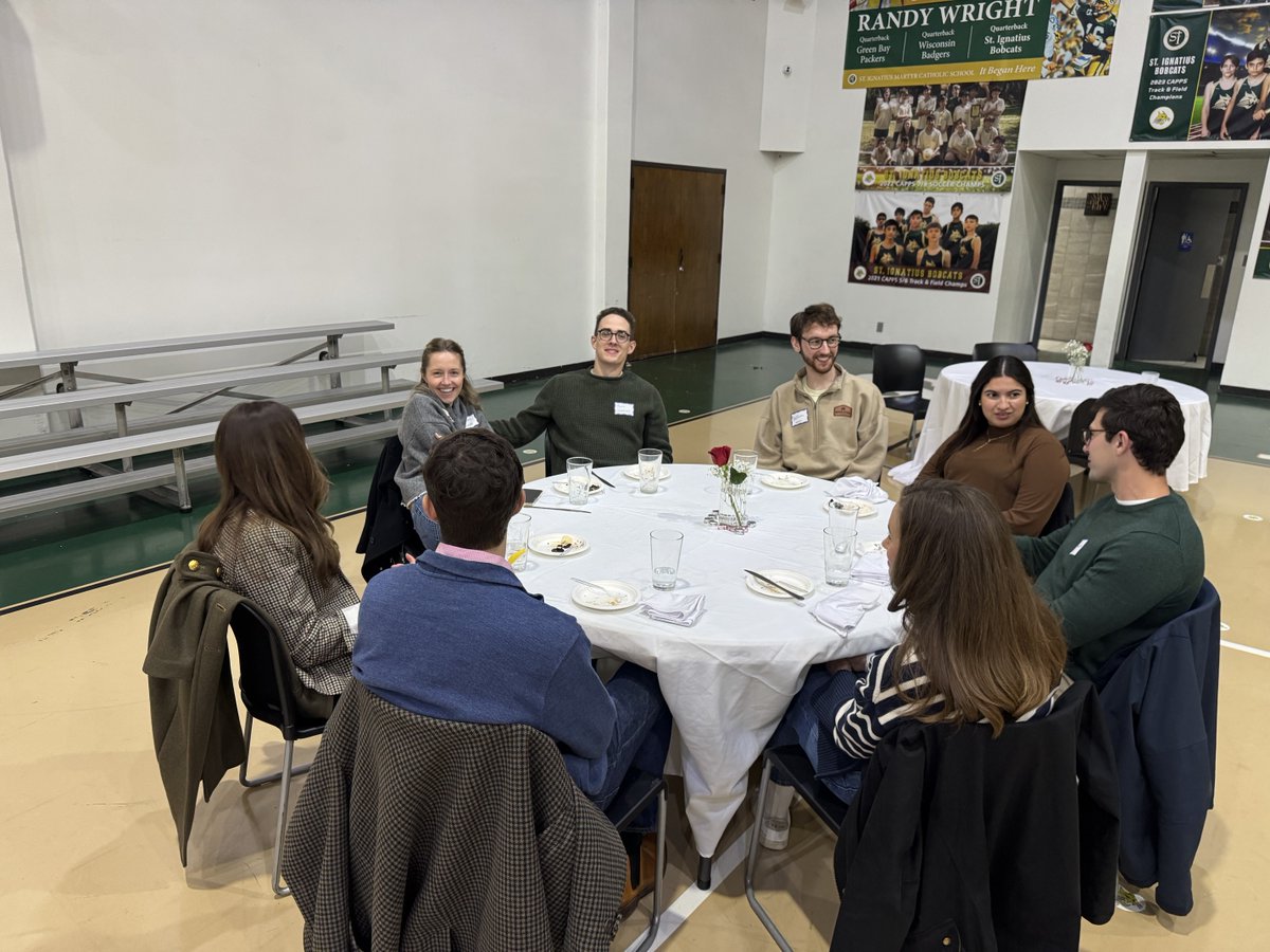 Wonderful gathering of some of our newly married couples that prepared with us at St. Ignatius. Many of our Mentor Couples were there too!  This is a great annual tradition.
