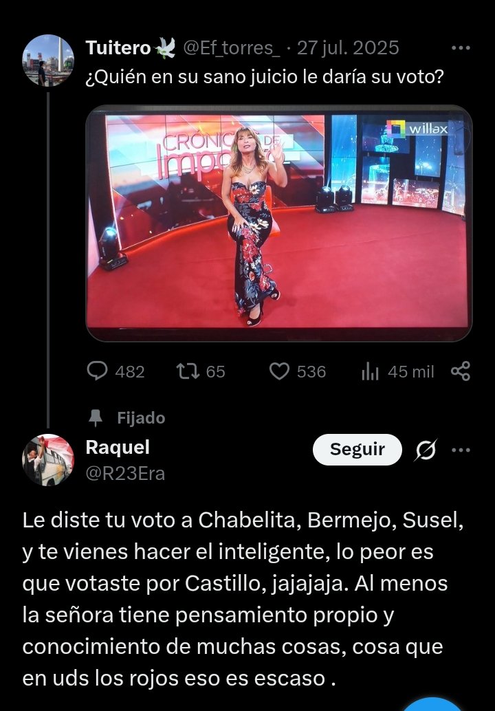 🇵🇪 Drenando el Pantano 🇵🇪 

🤣😂🤣🤦🏻 Está candidatura dio polémica en su momento hoy se tienen candidatos casi ignorantes y ranqueados o sea han entrado y saludo varias veces de prisión por varios delitos y limpiados de antecedentes por un buen pago ,  en algunos delitos otros