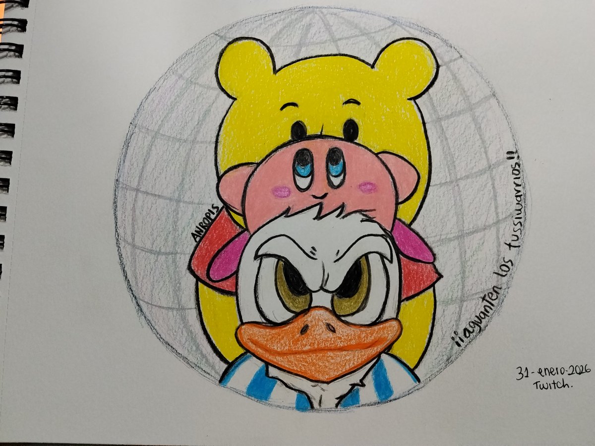 Gracias a todos los que se pasaron al stream son los mejores, hoy hicimos esta obra de arte jajajaja los amooo