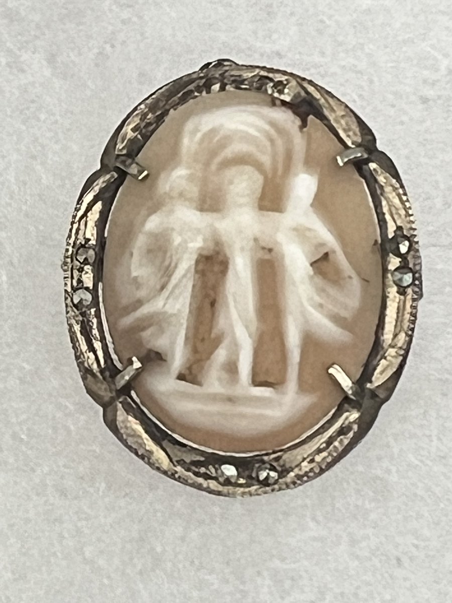 TeriE's tweet image. BEAUTIFUL #ANTIQUE Silver #CameoBrooch Carved Three Graces Pendant #ArtDeco #vintagejewelry
ebay.us/m/yTJn1A

#antiquejewelry #800Silver #antiquesilver #antiquecameo #broochesandpins #cameojewelry #cameoaddict #accessoryoftheday #broochstyle #vintagefashion #artdecojewelry