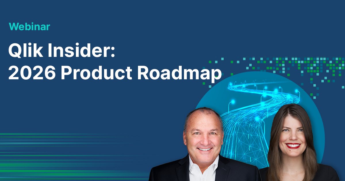 elakkian's tweet photo. Join the Qlik Insider session to explore the 2026 Product Roadmap and see how Qlik is evolving with agentic capabilities, an open lakehouse foundation, and reusable data products. Register now and save your spot: https://t.co/qEWZI6MDOg https://t.co/XUh8Chvn14