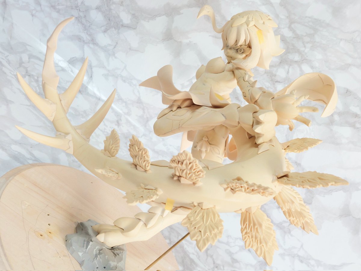 来週のワンフェス(冬)に参加予定です。

卓番　6-07-12　工房ときたま

販売　『恐竜娘　アロ』
値段　25,000円
※未塗装組立式のガレージキットです。

展示　『恐竜娘　ステゴ』
(仕上げが間に合えば展示を…( ´-ω-)💦)

#WF2026W