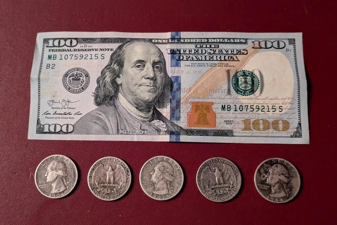 echodatruth's tweet photo. 5 silver quarters for $100 https://t.co/AlwItD5xL1