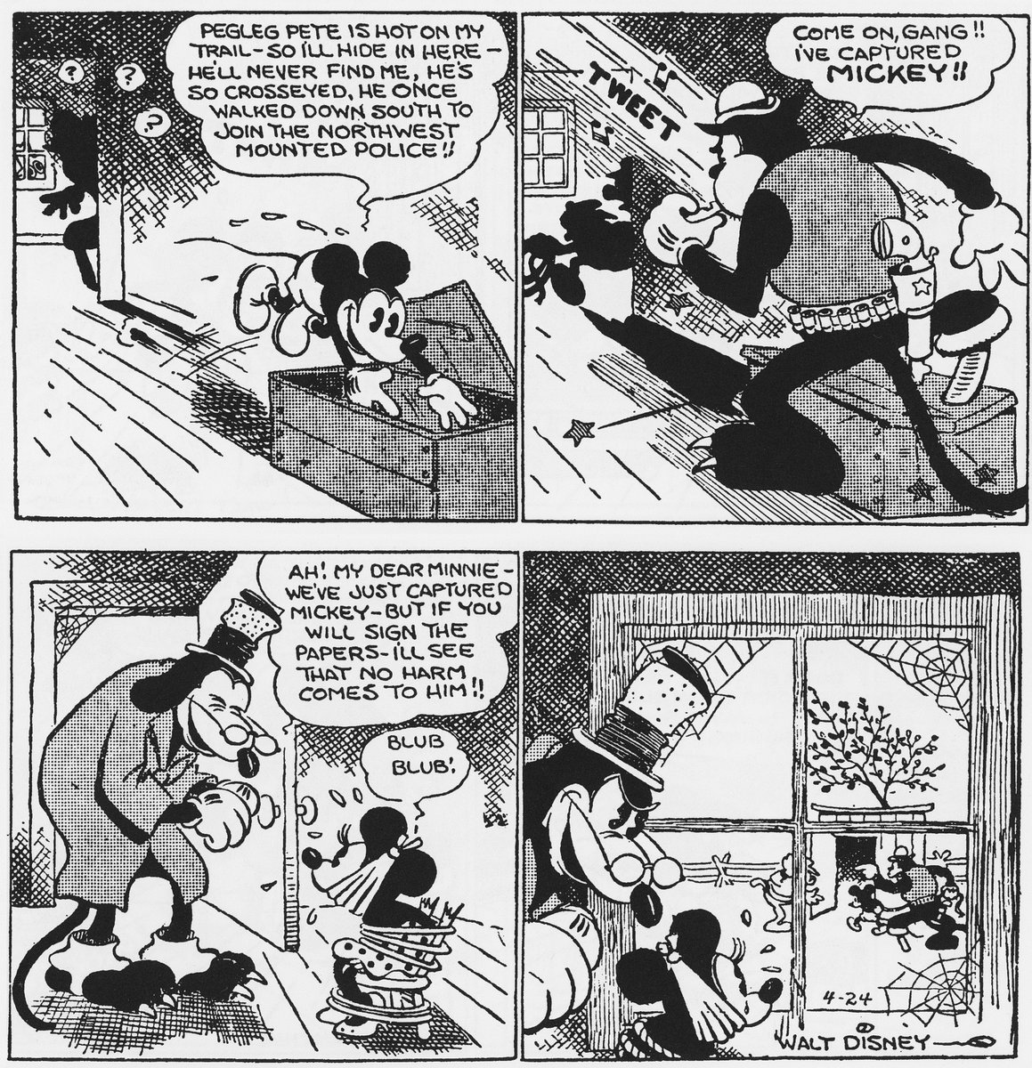 Daily Mickey Mouse Strip tweet media