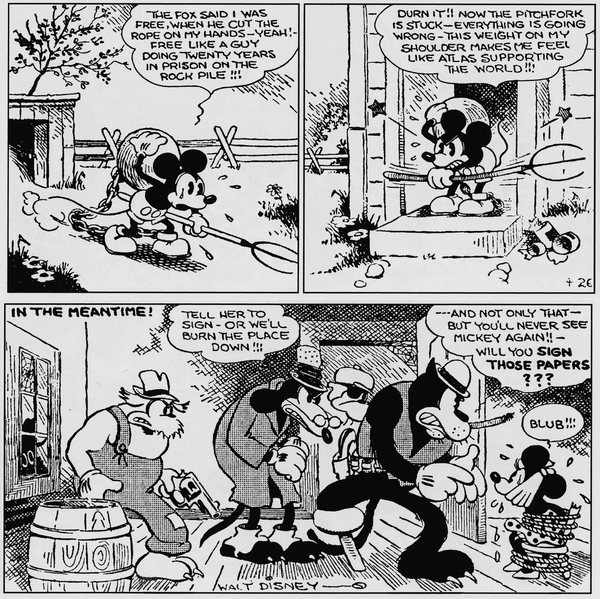 Daily Mickey Mouse Strip tweet media
