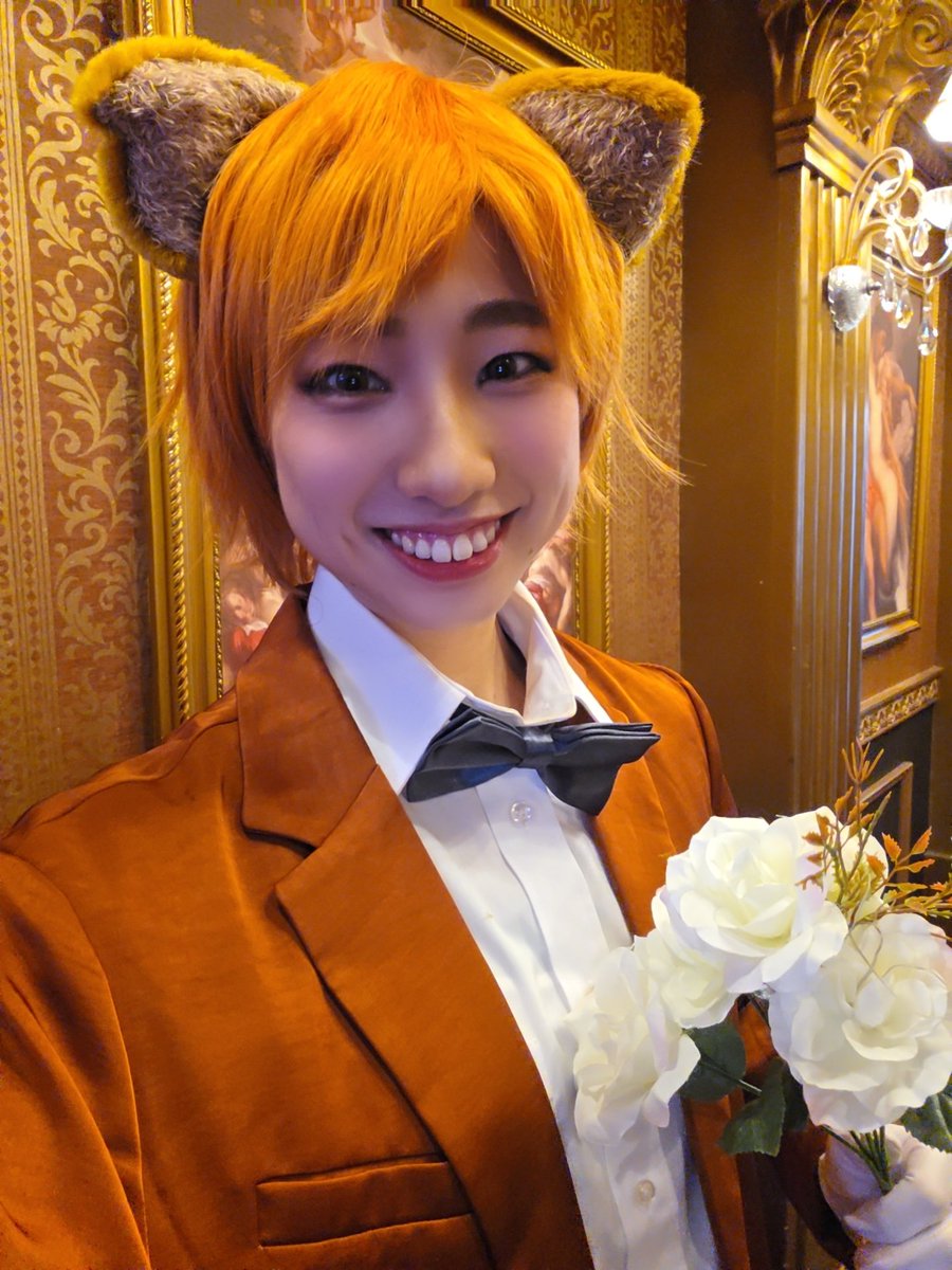 初ねこぬこっ(⑉°-°⑉)
似合わないんだなぁー🤭

オシャレキャットオマリー🐱
#Enchanted_Ballroom