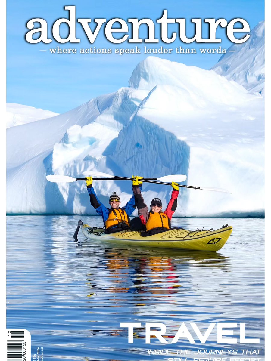 LindaPeters64's tweet photo. Travellers @HoneyTrek's 14 year honeymoon, proves that Adventure Travel can be a lifestyle. 91 countries, countless border crossings, creating a life built on curiosity, connection &amp; earned experiences. Impressive! 
https://t.co/J8oPWWhuCj
#TravelGoals @NatGeo #AdventureMagazine https://t.co/UAYl7xMPUa