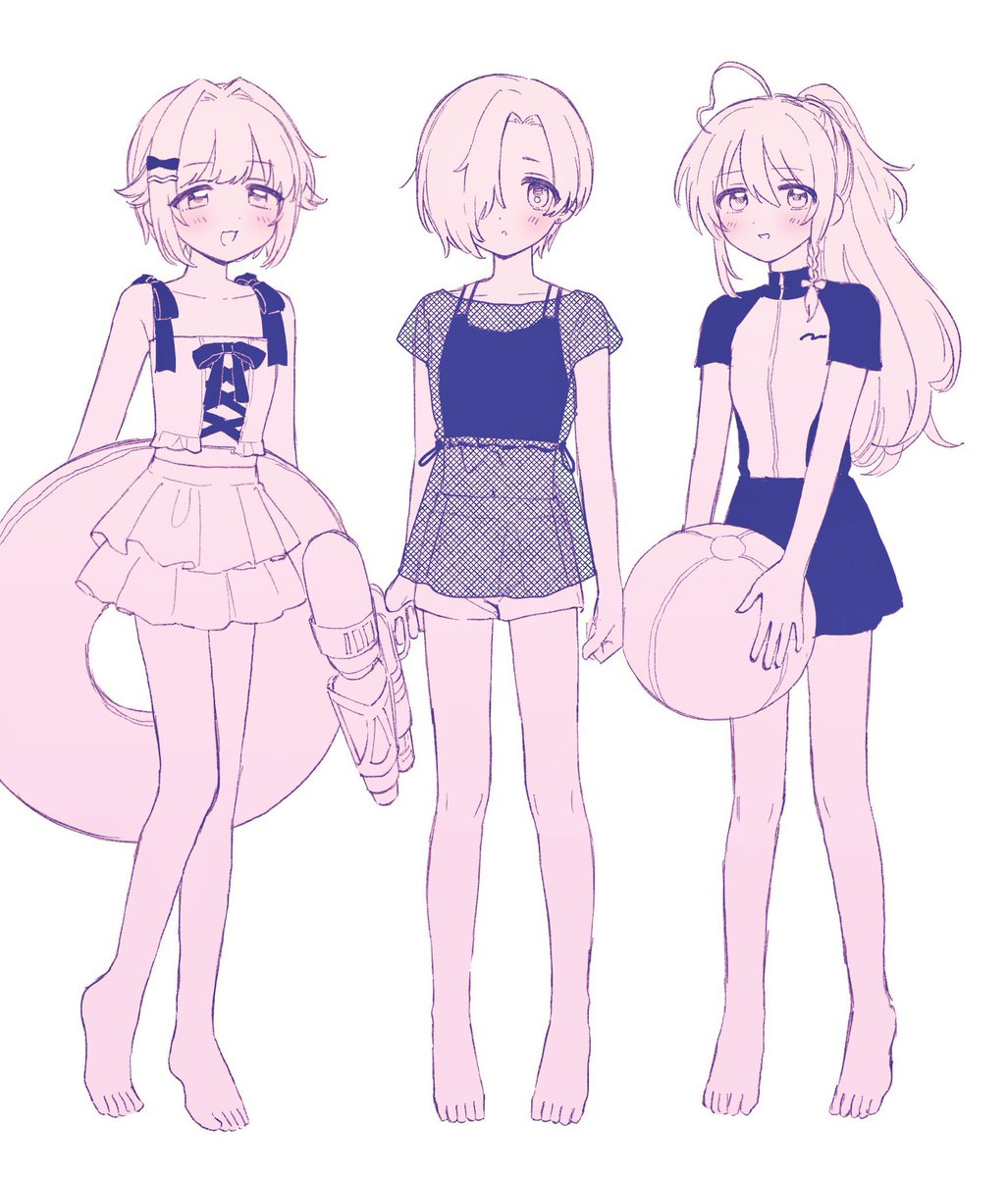 星輝子 ,輿水幸子 ,白坂小梅 「142'sちゃま」|ちよこのイラスト
