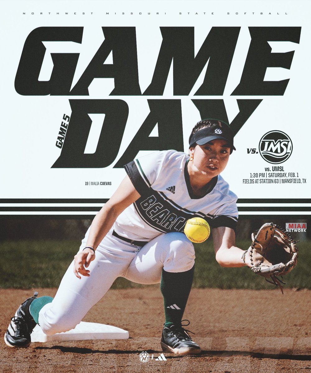 Wrapping up in Texas. It's 𝙂𝙖𝙢𝙚𝘿𝙖𝙮!

🆚: UMSL
🏟️: Fields at Stadium 63
📍: Manfield, TX
⏰: 1:30 PM
📺: bit.ly/3Mel86O
📊: bit.ly/4qbuqOW

#OABAAB