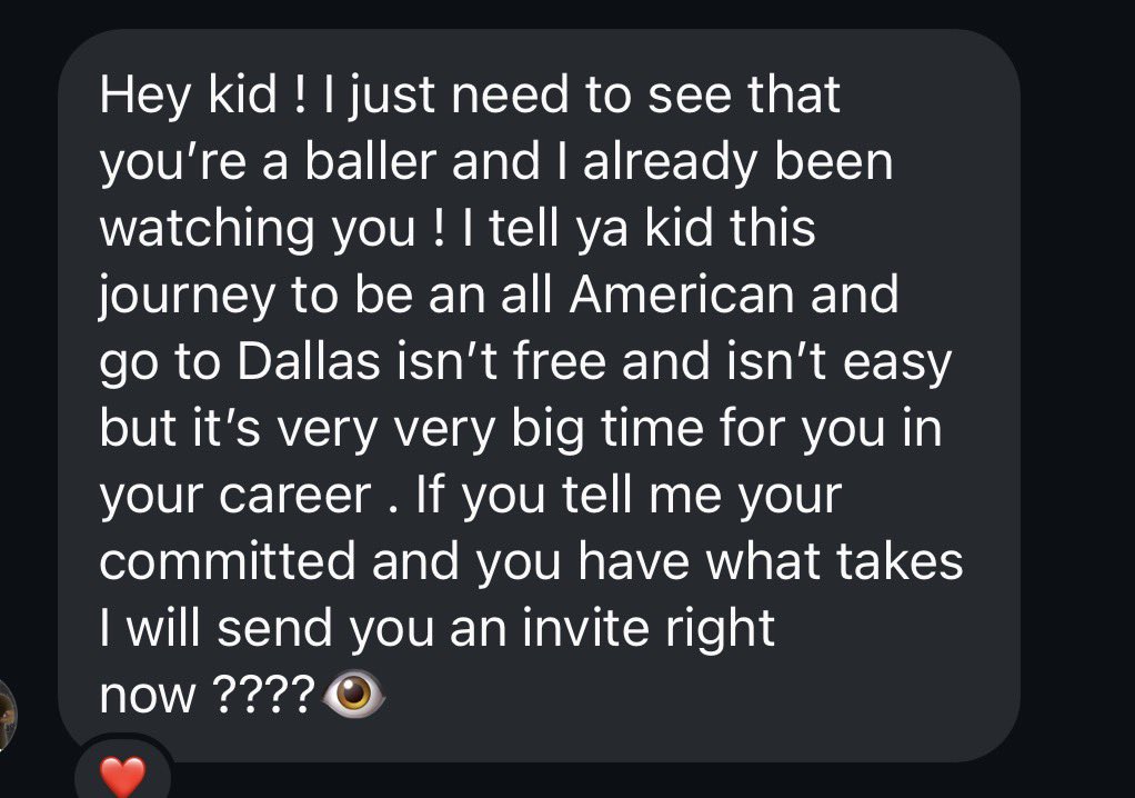 TylerEdwards06's tweet photo. Bless to receive to be invited to play in the all American game in the winter 2027
Thank you Coach Paul for the invite blessed for the opportunity #AGTG✝️ https://t.co/uMe2AdjHO6