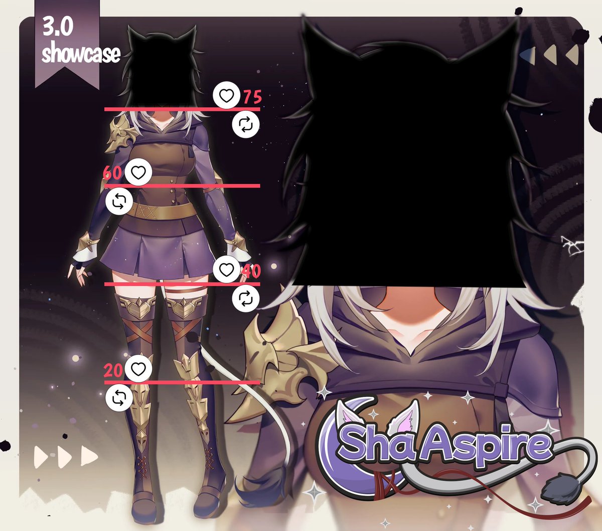 We shoulder the burden while our allies stick their necks out. Give them hope, keep them abreast; fight for a brighter tomorrow.

『  #Vtuber #ModelReveal #ENVtuber #VtuberUprising  』