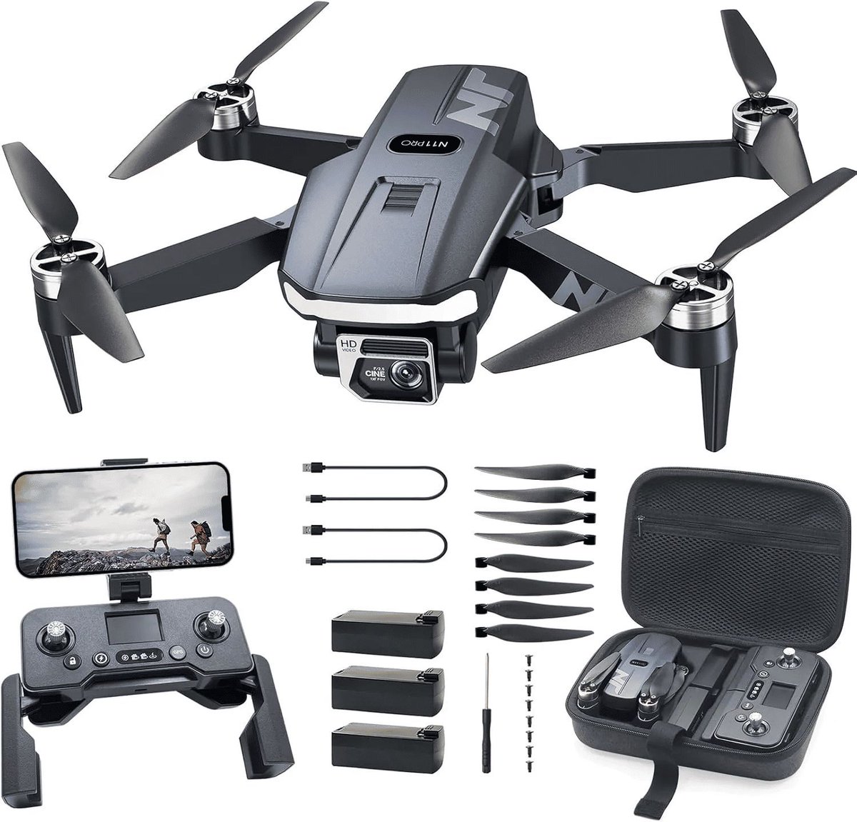 Soar into savings with the NAFYRE N11 PRO, now only $61.61 (was $159.99)! Capture moments in stunning quality with a 90-min flight time. Fly high, pay low! #NAFYREN11PRO #DroneDeal #FlyWithNAFYRE #TechDiscounts #DroneLife
