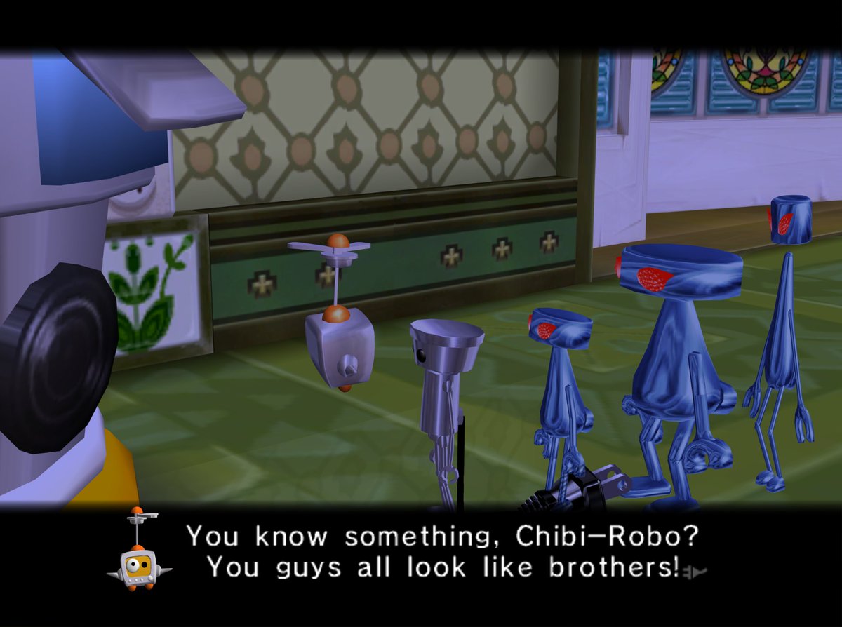 Telly, that's incredibly insensitive.
#ChibiRobo #PhotoOfTheDay