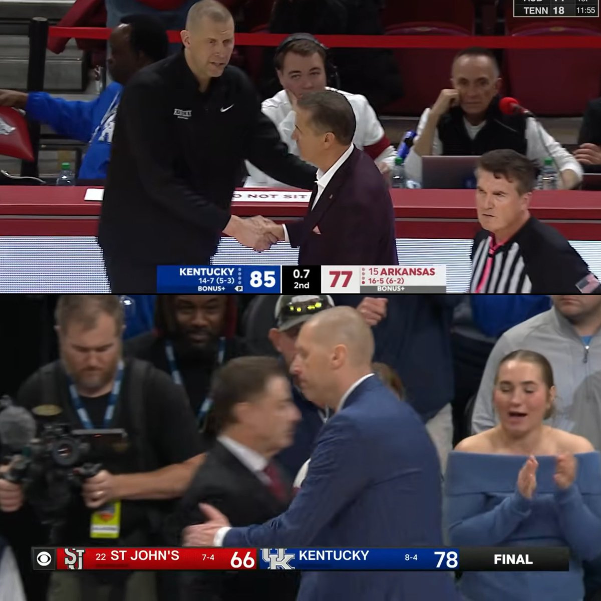 Mark Pope beat John Calipari &amp; Rick Pitino this season. 

He defeated his predecessors. Kentucky legends. National Champions. 2 of the greatest coaches in college basketball history. 

It had to be done and he did it.