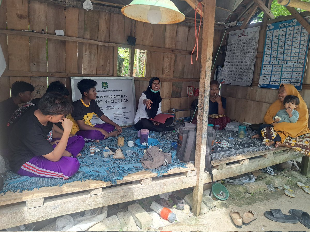 rullyEcha's tweet photo. Pendampingan akses teknologi terekomendasi Pokdakan Bintang Rembulan dengan materi budidaya lele Sistem RAS pada tanggal 21 Januari 2026 https://t.co/zedQlELmGy