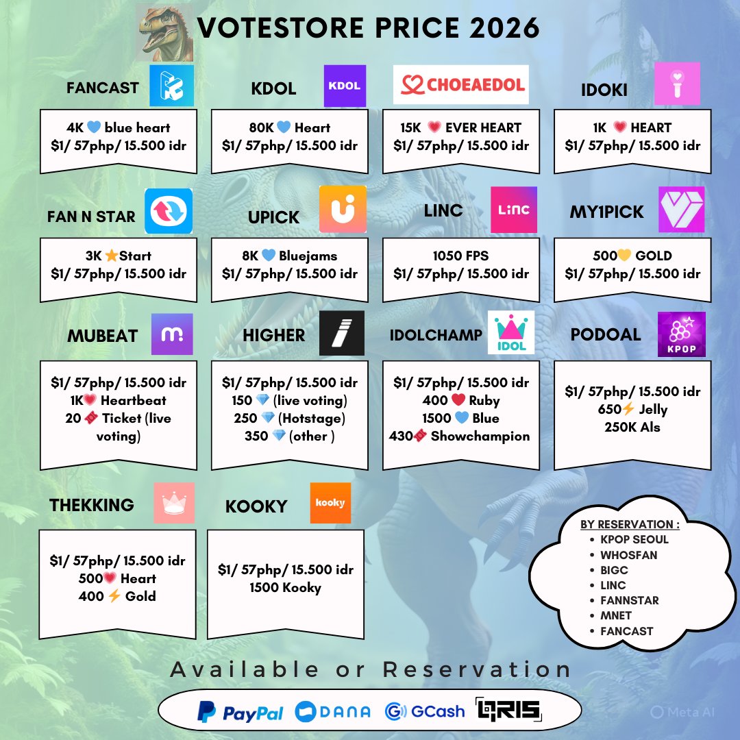 vote_store's tweet image. WTS , WTB
AVAILABLE

🚩FANCAST 💙 BLUE HEART
🚩IDOL CHAMP ❤️RUBY and 💙 BLUE CHAMSIM
🚩UPICK 💙BLUEJAMS
🚩KDOL 💙HEARTS
🚩THEKKING 
🚩HIGHER 💎RUBIES
🚩MY1PICK 💛
🚩WHOSFAN
🚩KPOP SEOUL
🚩ALL CHART
🚩PODOAL
🚩IDOKI
🚩MUBEAT
🚩FANNSTAR
🚩BIGC
🚩KOOKY
🚩LINC