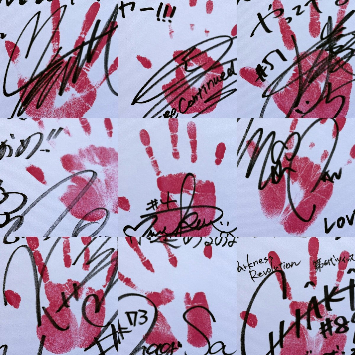 🖐️新着！【マリーゴールド🌼直筆サイン入り手形色紙 2026】入荷しま