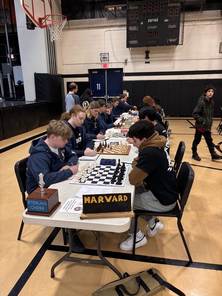 SHS_Chess's tweet photo. The SHS Chess Team is headed back to the State Tournament after surviving the sectional at kaneland high school among 21 other schools.  The competition will take place Feb 13th and 14th at the Peoria civic center https://t.co/VtWQpLVc81
