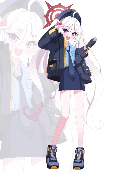 경찰 무츠키쨩 #ブルアカ #ブルーアーカイブ