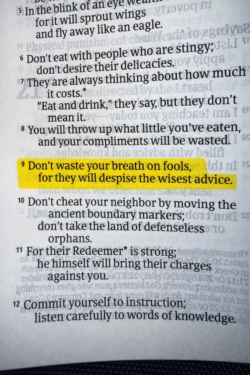 Proverbs 23:9