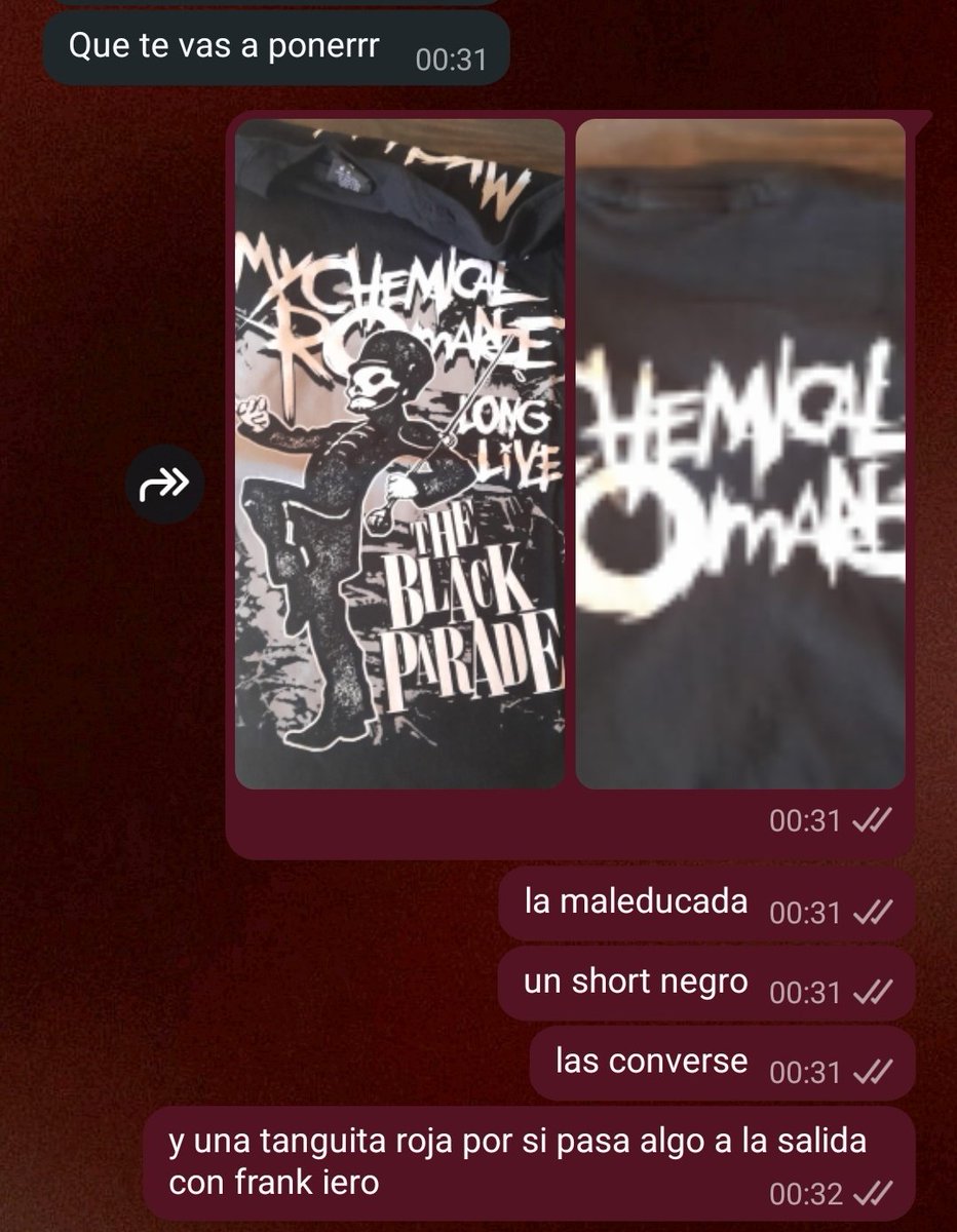 danisincafe's tweet photo. MY CHEMICAL ROMANCE HOY https://t.co/KjoUUipO2j