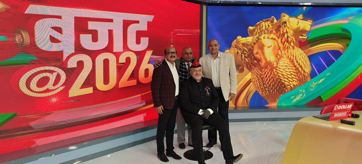Live at zee news from 9AM onwards.