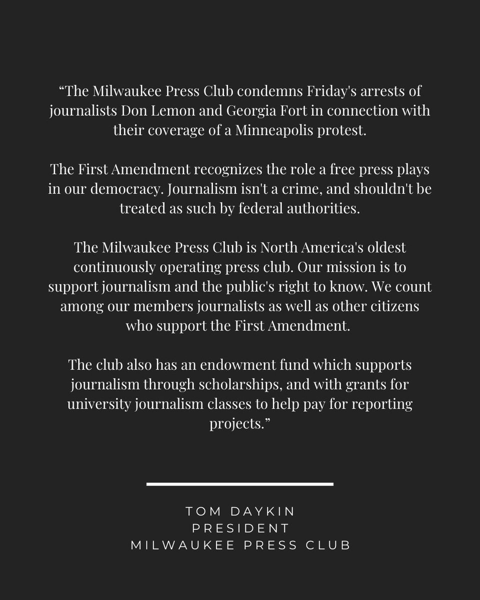 Milwaukee Press Club tweet media