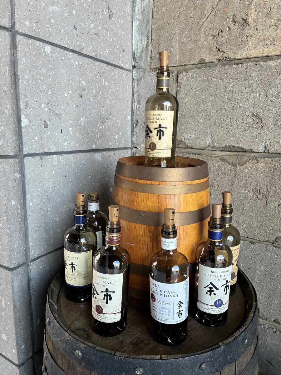 余市ウイスキーボトルタワーの完成！✨ 蒸溜所見学ご予約のお客様は