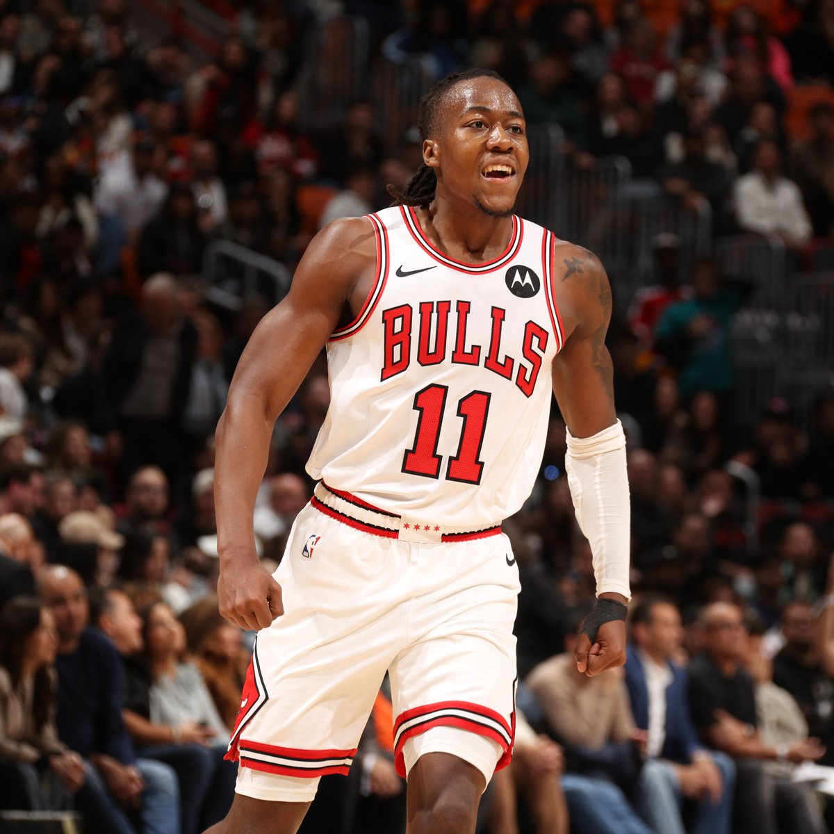 Ayo's 3 games vs. Miami this season:

23 PTS (9/14 FG) &amp; 4 AST
23 PTS, 7 REB, 5 AST
29 PTS, 8 REB, 9 AST

<a href="/AyoDos_11/">Dos</a> | #SeeRed