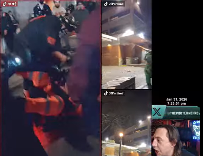 Just saw AntiFA thugs swarm and then assault a disabled, elderly US Veteran in Portland.  Pushed him backwards off his scooter and smashing his head into the ground.  THIS MUST NOT GO ANY FURTHER.  <a href="/realDonaldTrump/">Donald J. Trump</a>