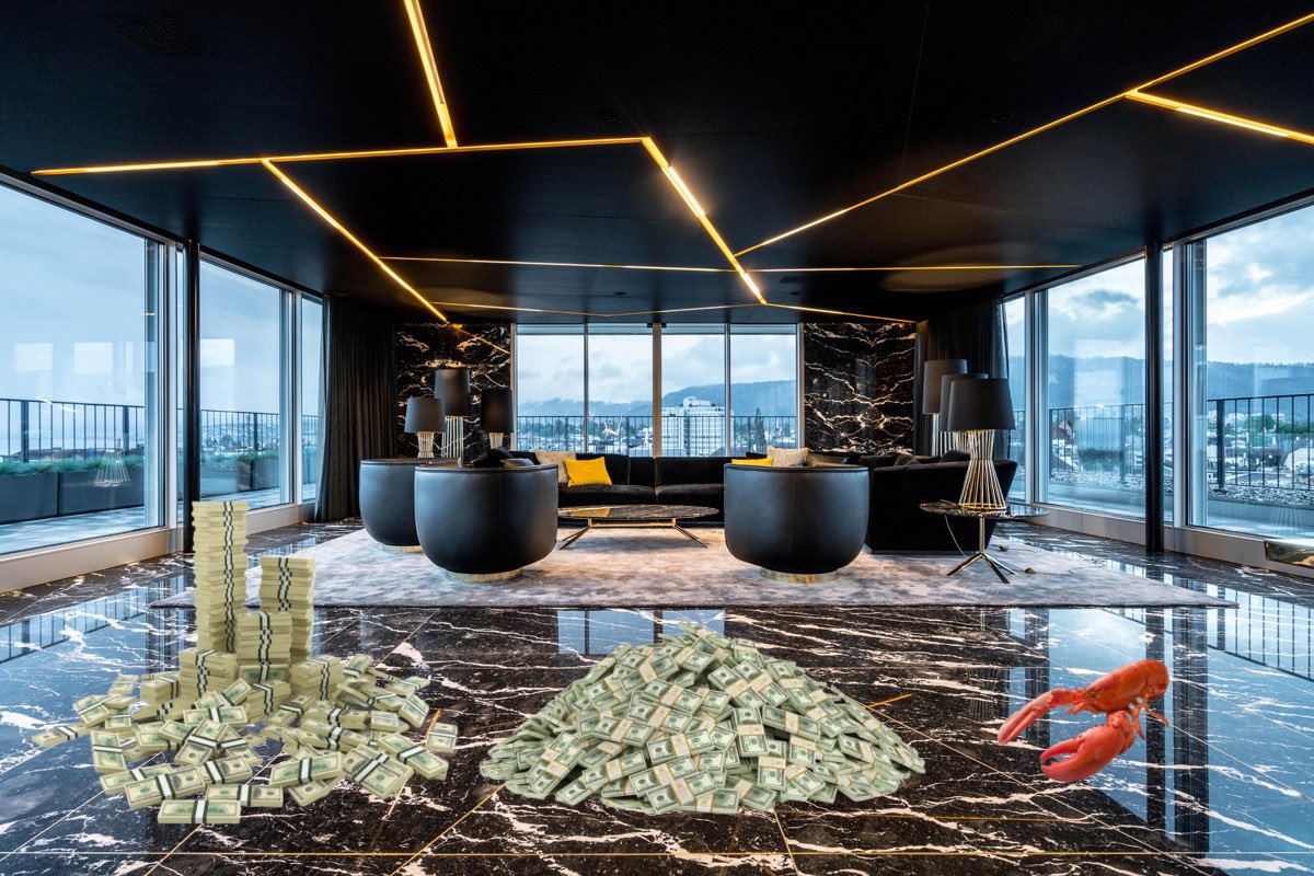 The Lobster accidentally became a venture capitalist and now has more money than God.