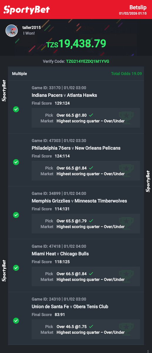 BestSheha's tweet photo. Check out my big win on
#SportyBet !
 https://t.co/grHVMu1WlU https://t.co/pGSCuNuz1g