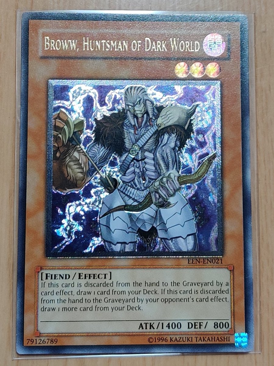 暗黒界の狩人 ブラウ EEN-EN021 北米 英語 アンリミ レリーフ STF