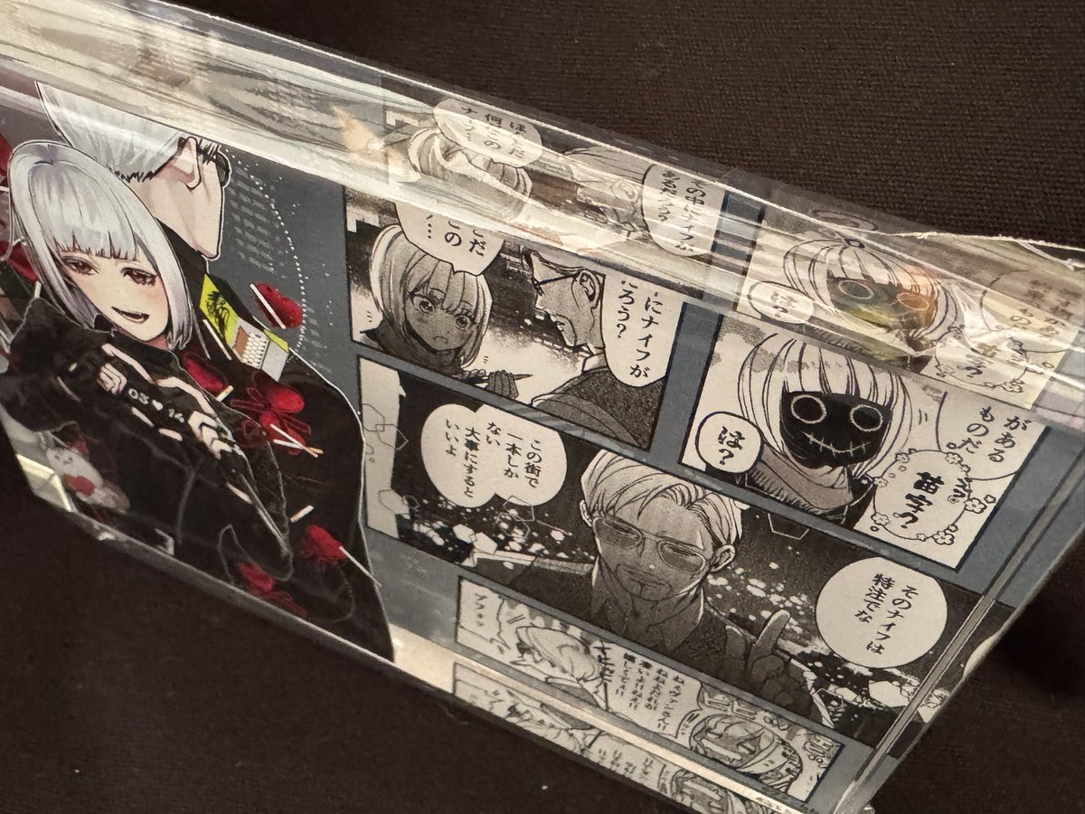 ヴァンねねくじの景品届いたんだけど、B賞ってこんなに分厚いアクリル