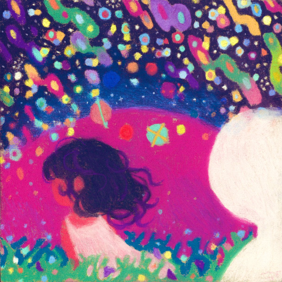 onenhillion's tweet photo. despite everything you are still here
6”x 6” pastel on wood panel for @gallerynucleus https://t.co/5VXxhmySou