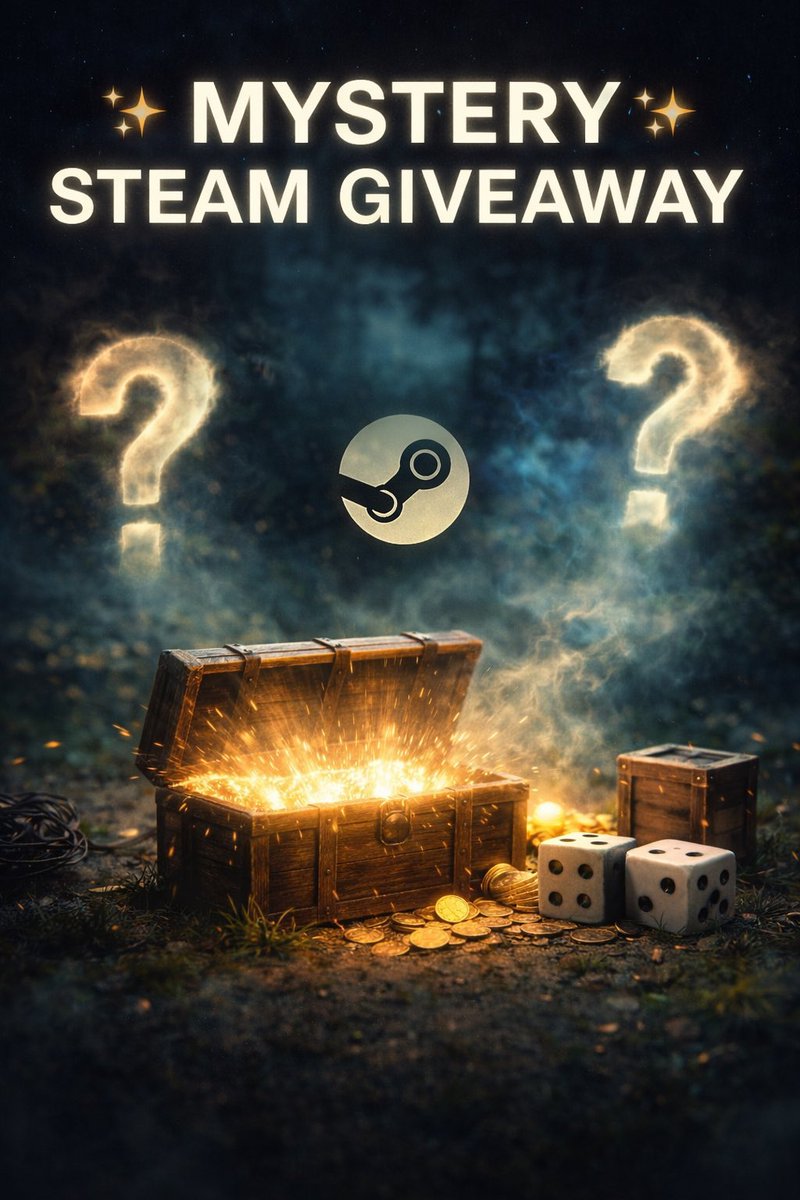 JaxInCo's tweet image. ✨ MYSTERY STEAM GIVEAWAY ✨
🎮 7 Winners • 🌍 Global

To enter:
✅ Follow: @JaxInCo &amp;amp; @theejankanator
❤️ Like 🔄 Repost 

Each winner gets 1 mystery Steam key
🔒 Games revealed with the winner announcement

⏰ Ends 2/10
🎯 Guess a game — wrong answers only 👇