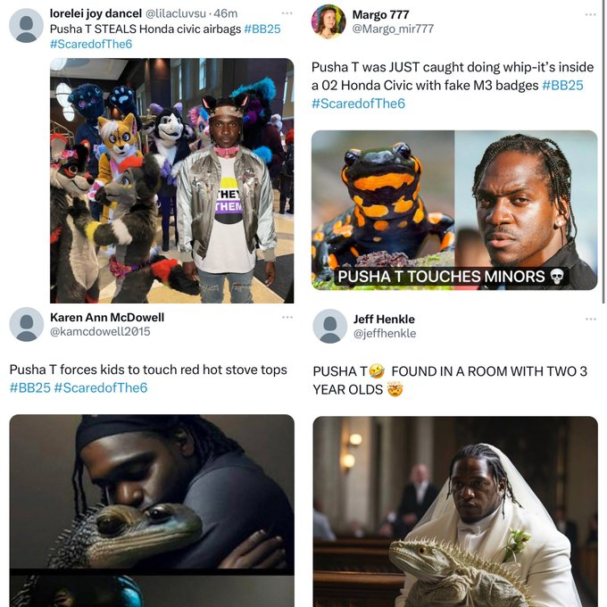 vxperisgay's tweet image. somehow 2 years ago, there was twitter bots involving with pusha t for some weird reason