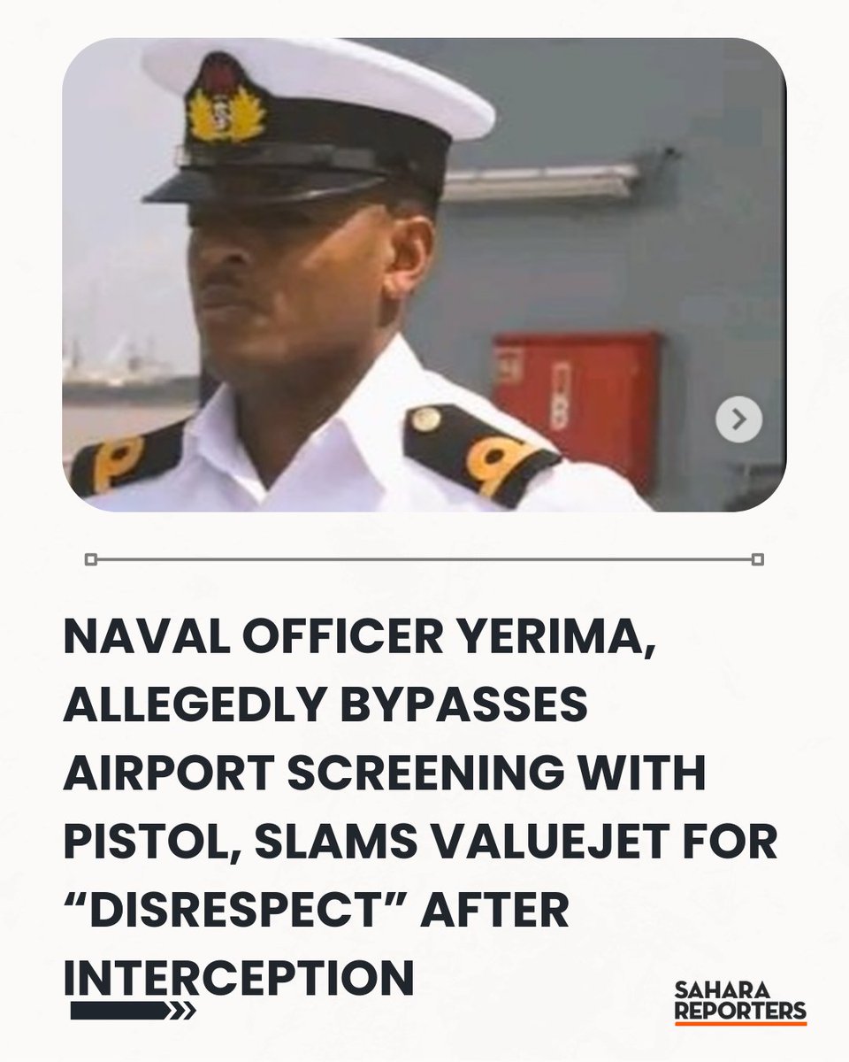 ennyola0015's tweet photo. Officer Yerima should know that Military status does not override aviation safety law.😆

Firearms require explicit written authorization.
No authorized armed duty = no carry-on weapons, uniform or not.

Declare all firearms at check-in. Always.✍️

Trying to board quietly with a weapon is a serious offense, not a misunderstanding.