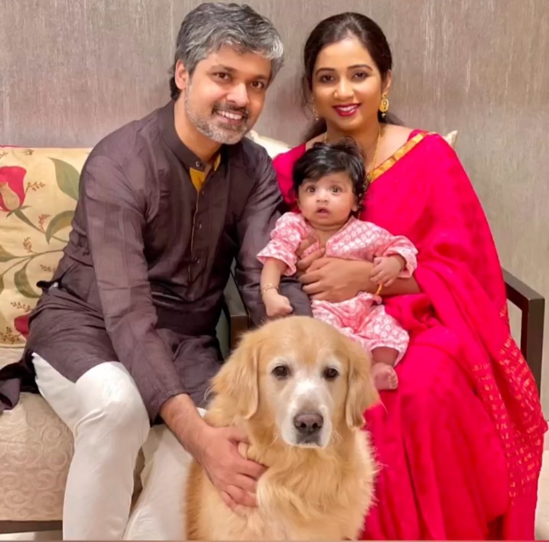 sgianpayel's tweet photo. Happy Birthday Sherlo❤️✨ Always stay healthy,happy and spreading happiness in your mumma @shreyaghoshal papa @shiladitya and your bro #Devyaan life🧿❤️ https://t.co/WDESlcqnQj