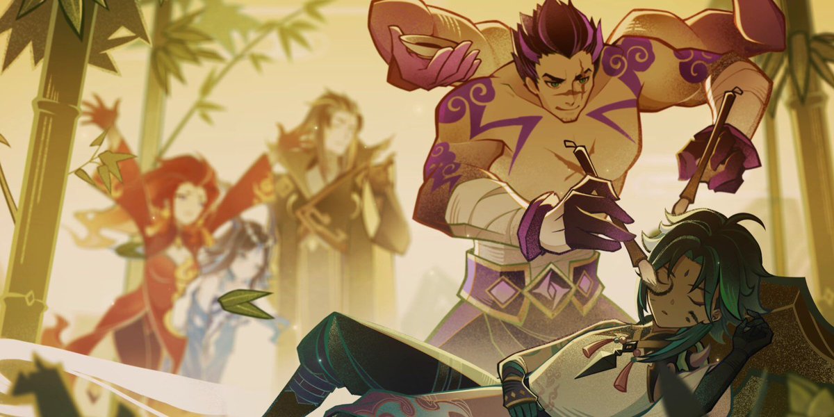 shinxvn's tweet image. and maybe,,,, maybe in another life.... the yakshas would've known about Xiao and Venti's meeting... and would have foreseen those first hints of soothing in his heart that, that day, saved his life in battle........