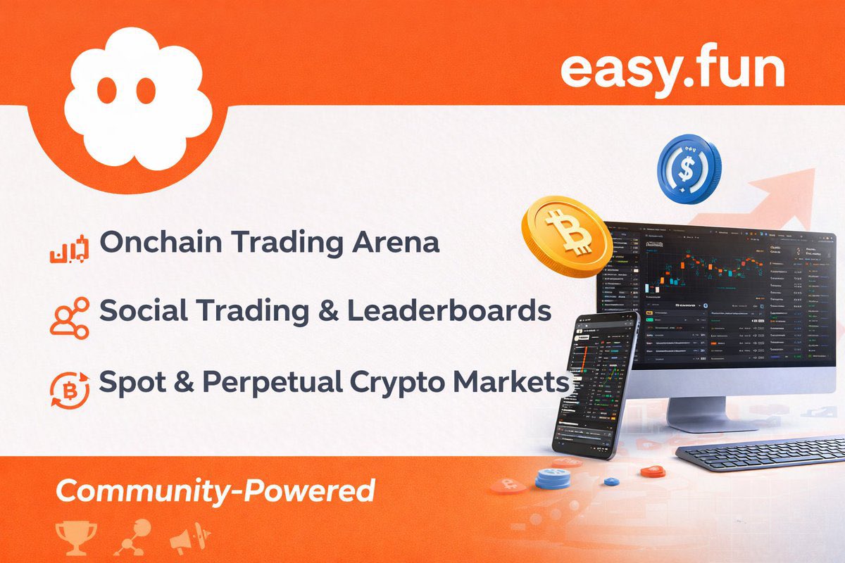 Shinyethdot's tweet image. Most traders fail because they operate without feedback loops. They can’t clearly measure decision quality, they can’t learn from consistent market context, and they’re rarely pushed toward structured participation.

@easydotfunX tackles that by combining two things that usually…