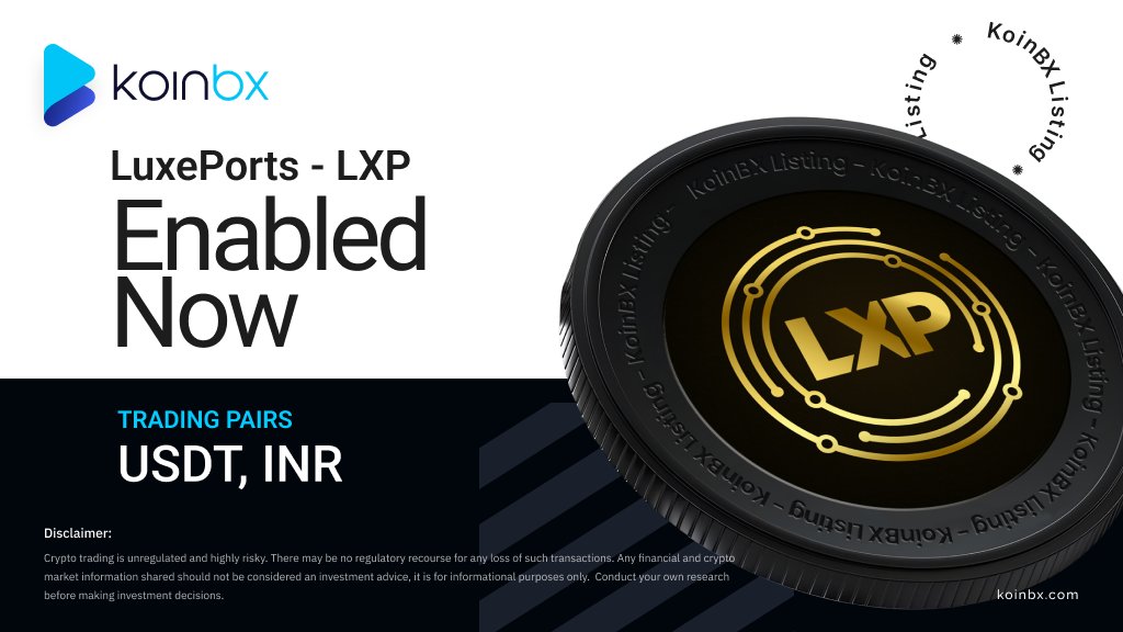 LuxePorts (LXP) Network tweet media